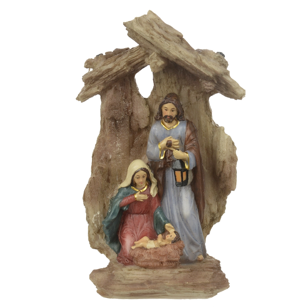 Resina Natal Sagrada Fami Color 13x8,2x4,2cm 44074001