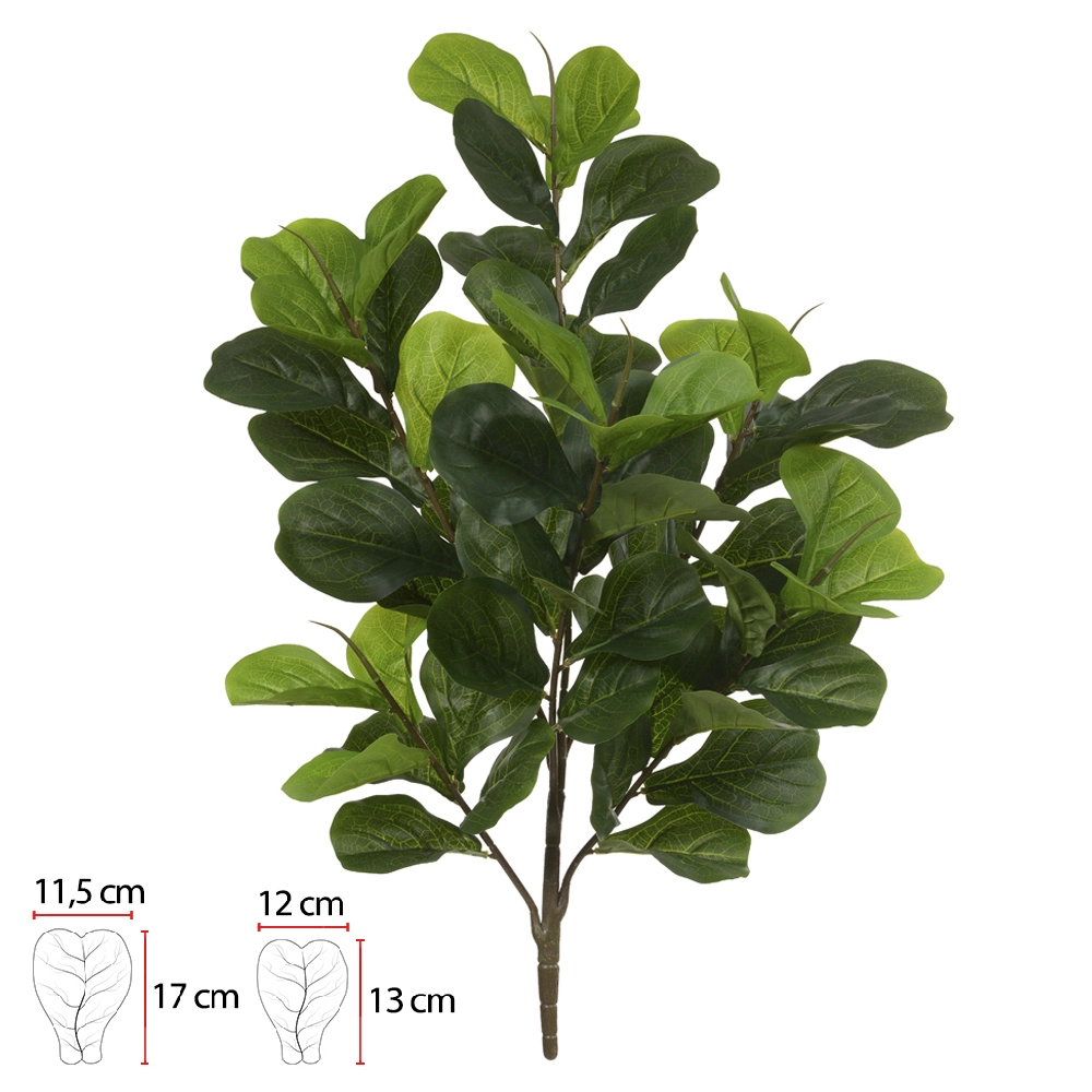 A.ficus Lyrata Real Toque G62 Verde 90cm Florarte
