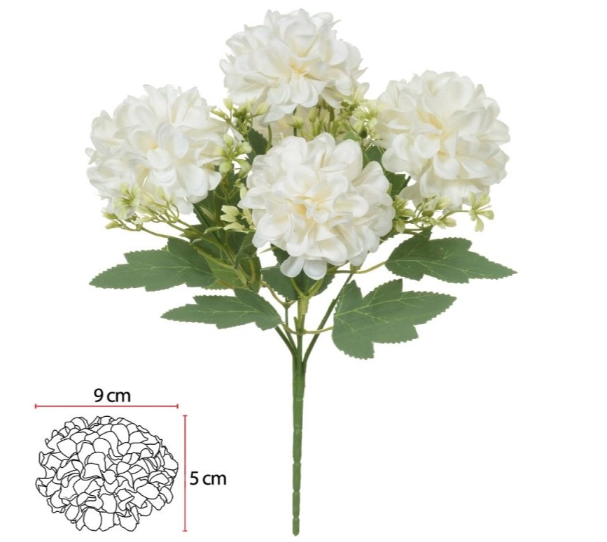 Buque Mum Branco 30cm X5 48219001 Dea