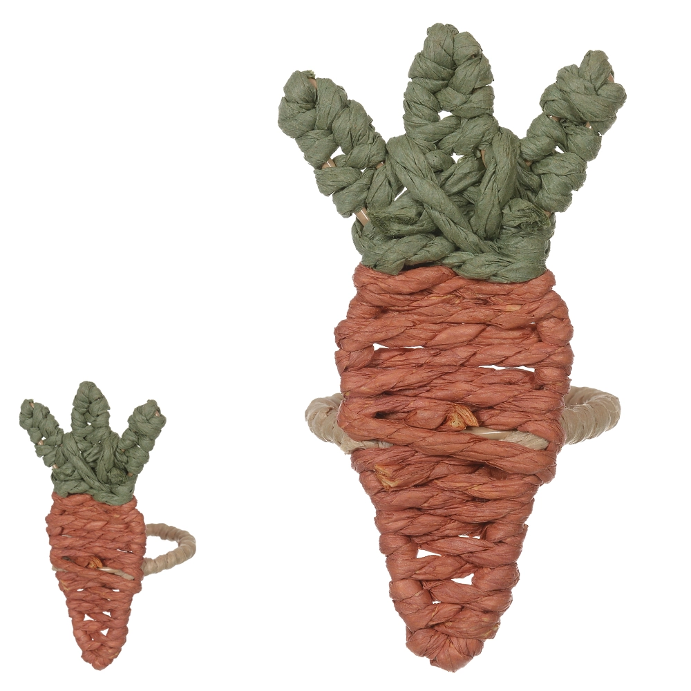 Porta Guardanapo Cenoura Terracota Verde 10x5cm 54304001 Dea