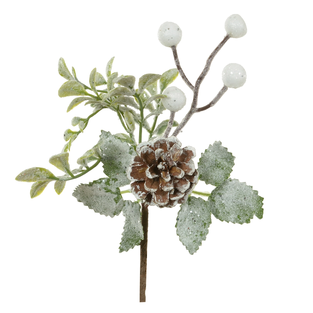 Pick Pinha Neve Verde 18cm 56715001 Dea