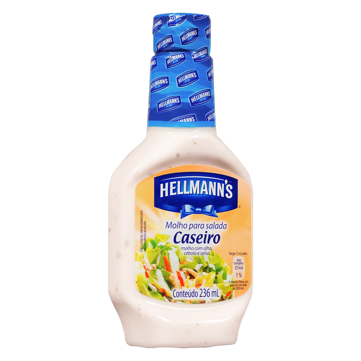 Molho Para Salada Caseiro Hellmanns Squeeze 236ml