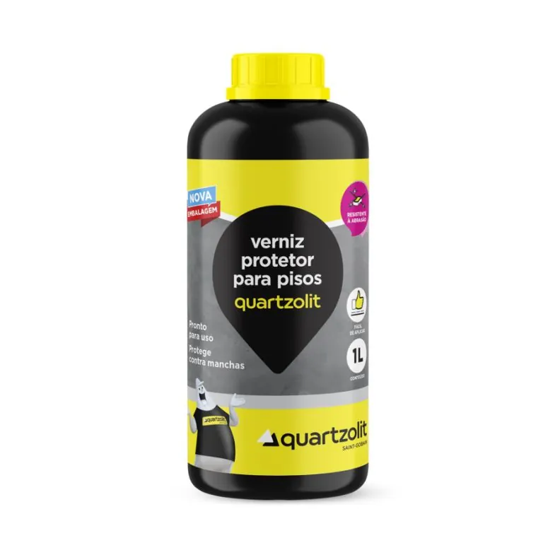 Verniz Protetor Para Pisos Paredes Cimento Queimado Quartzolit - 1L