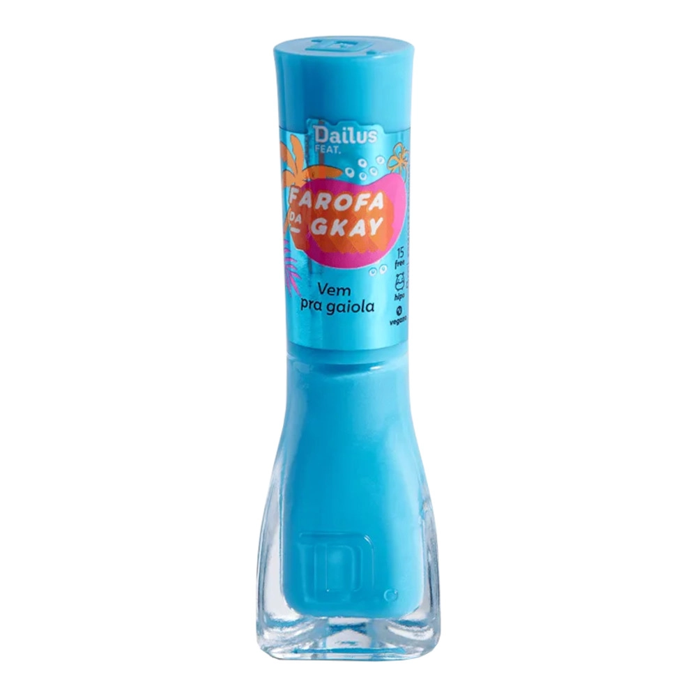 Esmalte Cremoso Vem Pra Gaiola Farofa Da Gkay Dailus Feat. Frasco 8ml