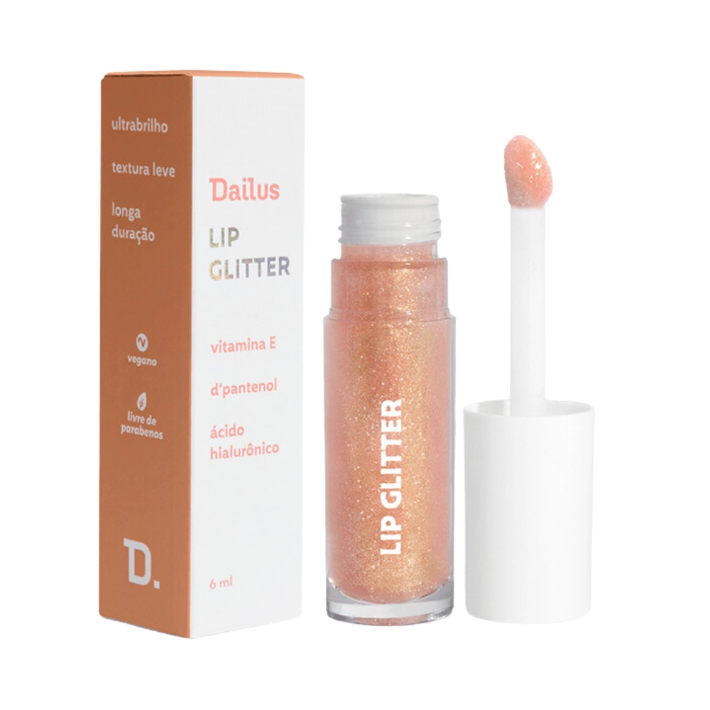 Lip Glitter Dailus Gold Glitter 6ml