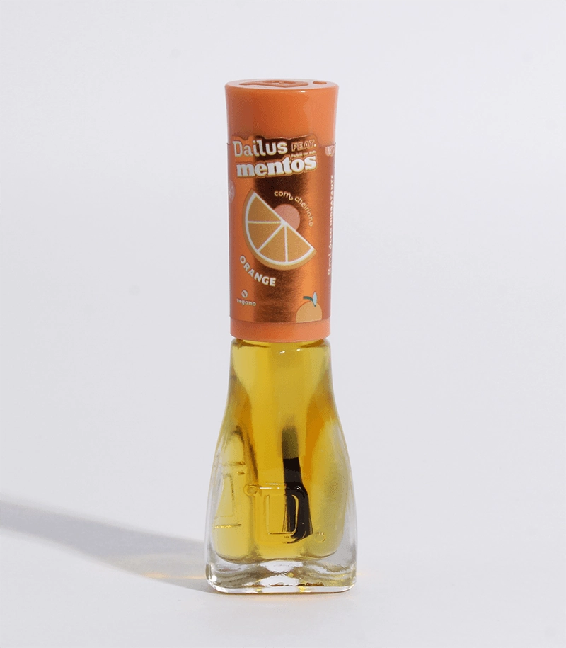 Esmalte óleo Hidratante Orange Dailus Feat. Mentos Frasco 8ml
