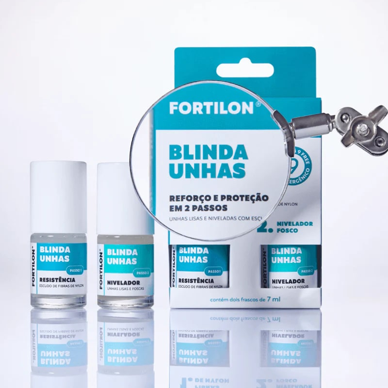 Esmalte Fortilon Kit Blinda Unhas