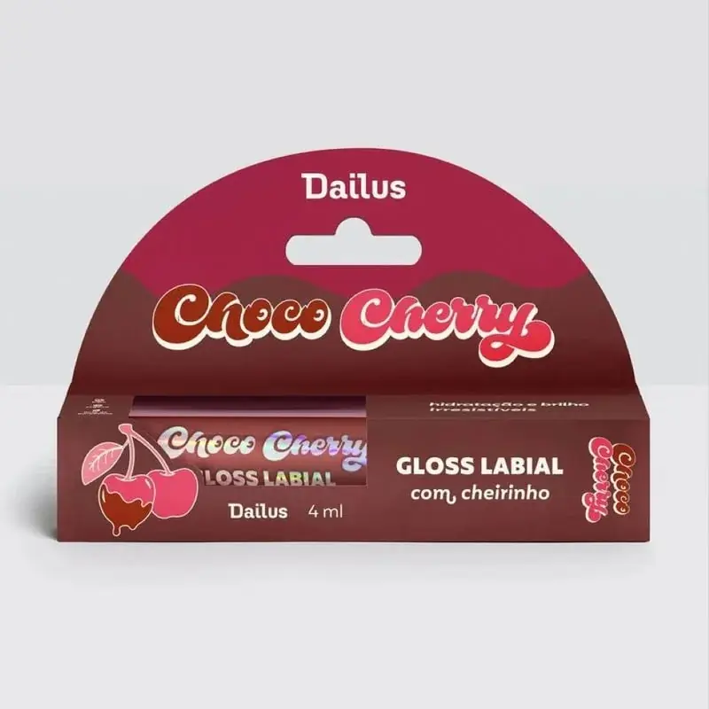 Gloss Labial Dailus Pudim De Chcolate 4ml