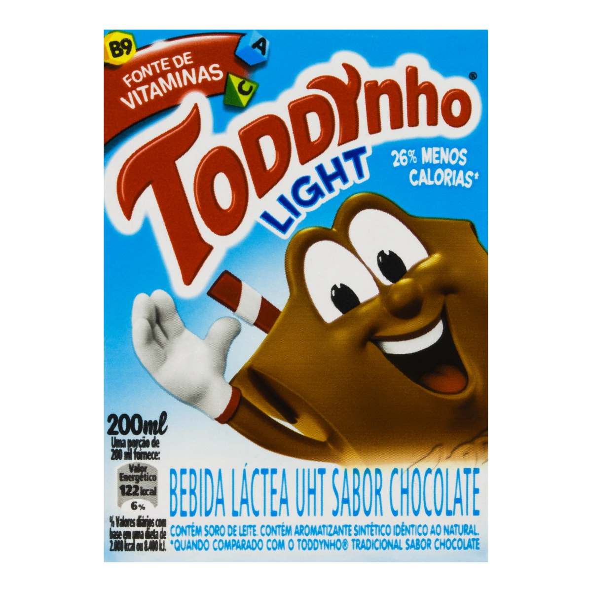Bebida Láctea Uht Chocolate Light Toddynho Caixa 200ml