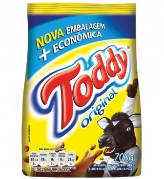 Achocolatado Pó Original Toddy Pacote 700g Embalagem Econômica