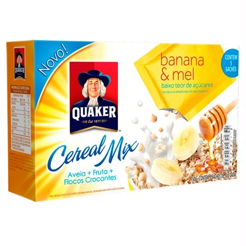 Quaker Cereal Mix Aveia/banana/mel