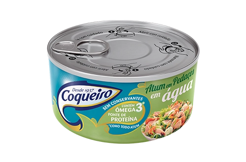 Atum Em Pedaços Ao Natural Coqueiro Lata 110g