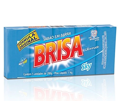 Sabao Brisa C/5 Pedra Sky Azul