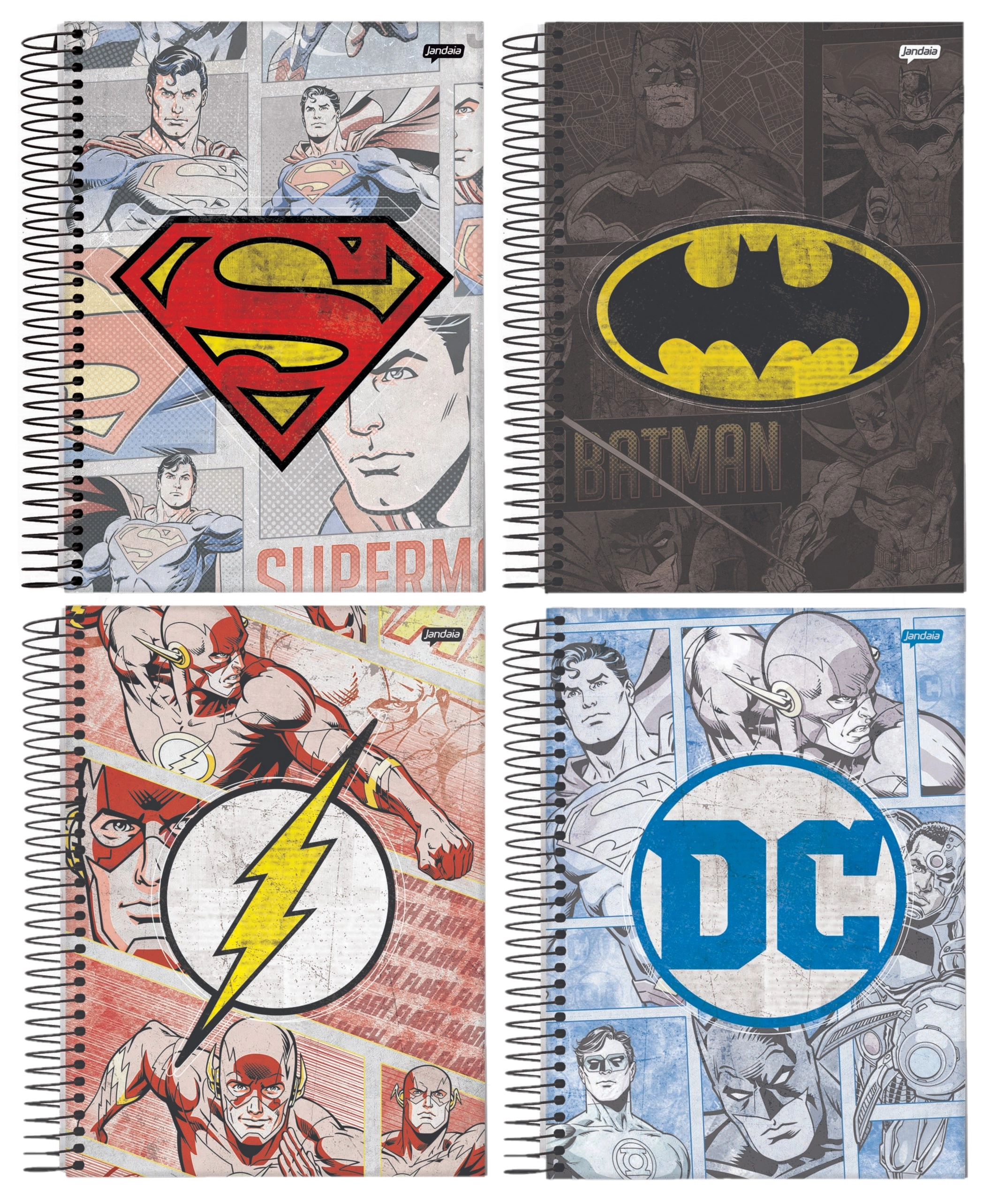 Caderno Jandaia 10x1 Dc Comics 160fls
