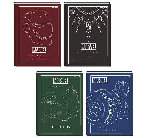 Caderno Un. Costurado Avengers Cd 80fls
