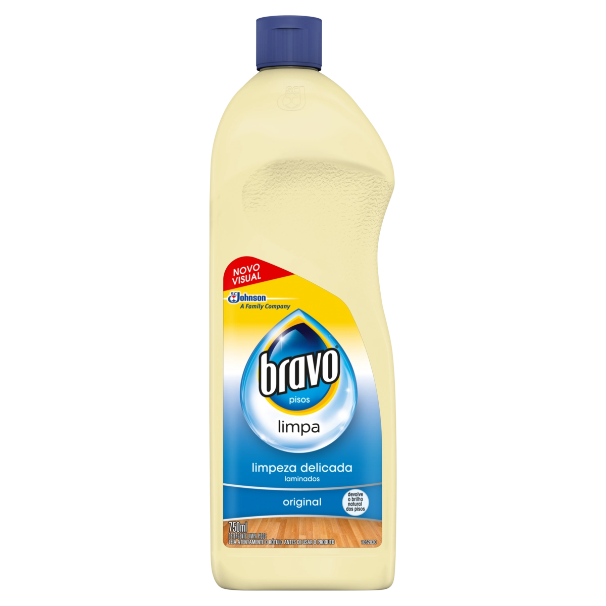 Detergente Limpa Pisos Laminados Original Bravo Limpa Squeeze 750ml