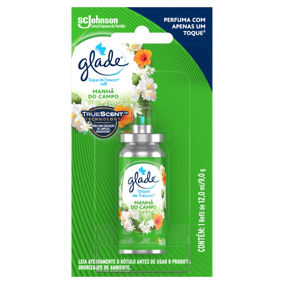 Glade Toque De Frescor Manhã Do Campo Refil Click Spray