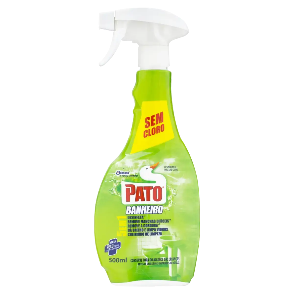 Desinfetante Banheiro Pato Frasco 500ml Borrifador