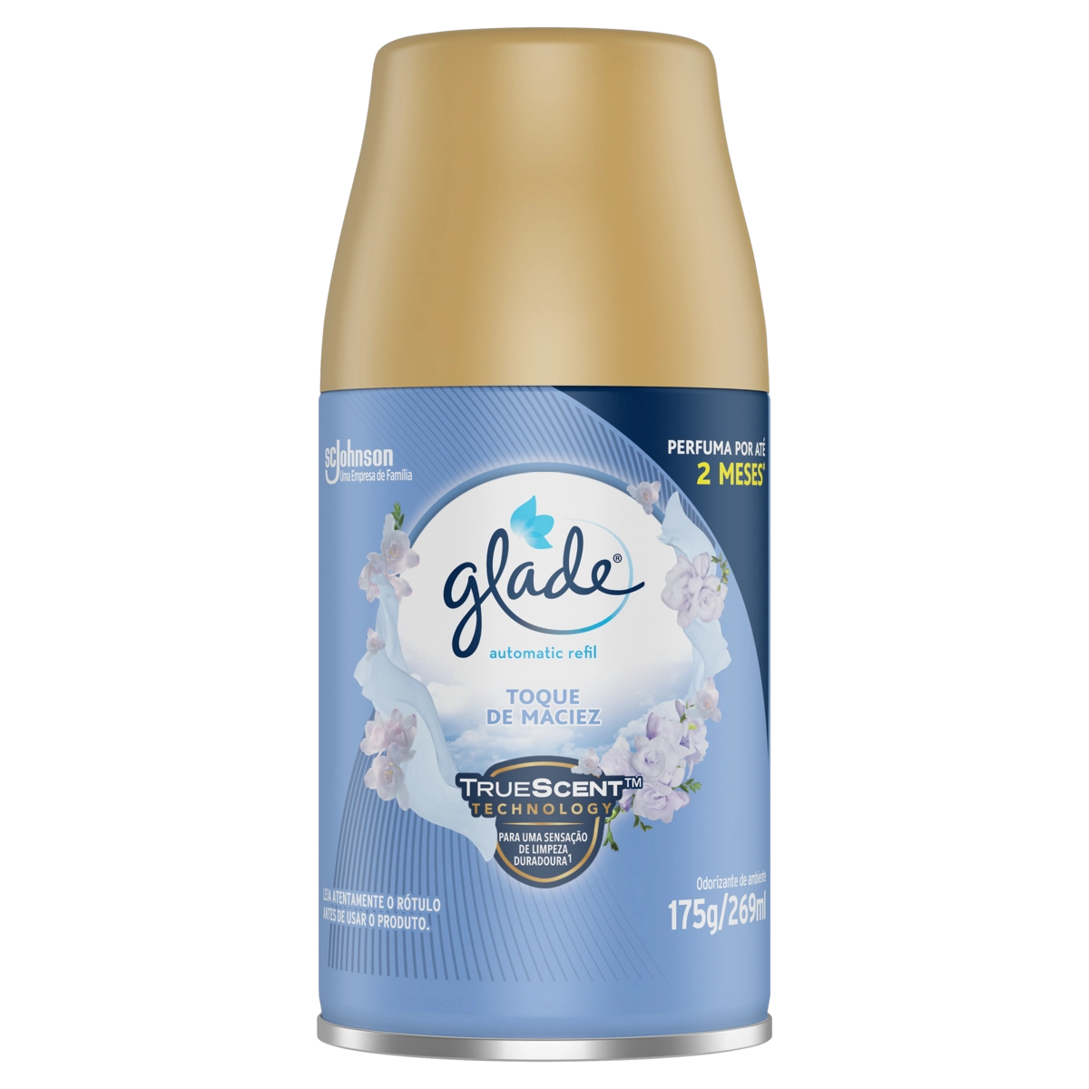 Odorizador De Ambiente Toque De Maciez Glade Automatic Frasco 269ml Spray Refil