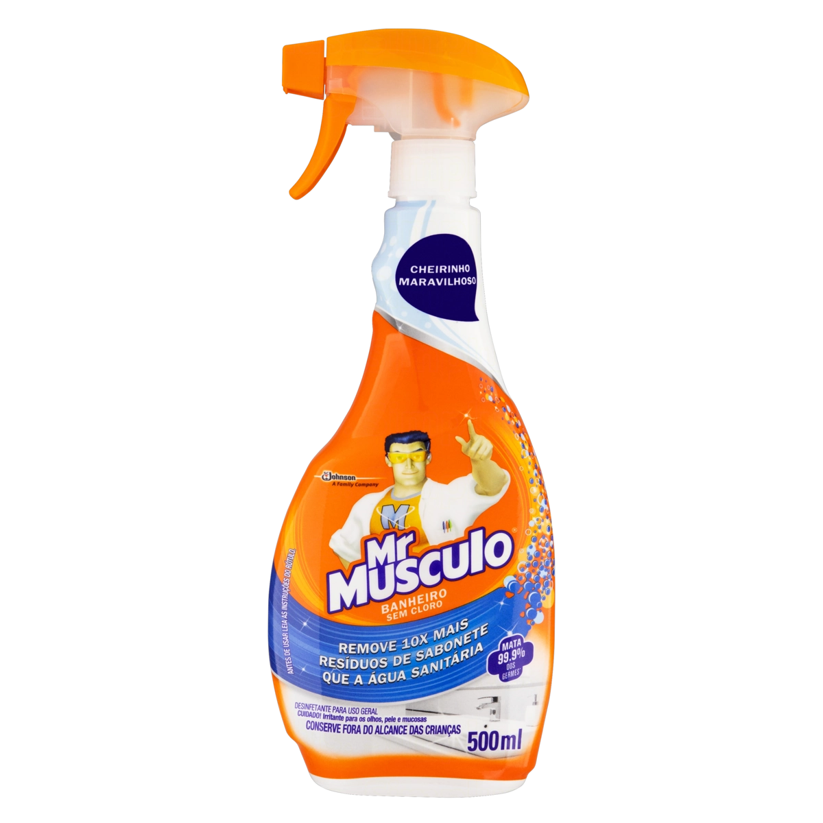 Desinfetante Banheiro Mr Músculo Frasco 500ml Borrifador