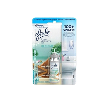Purificador De Ar Glade Toque De Frescor Ocean Oasis Refil