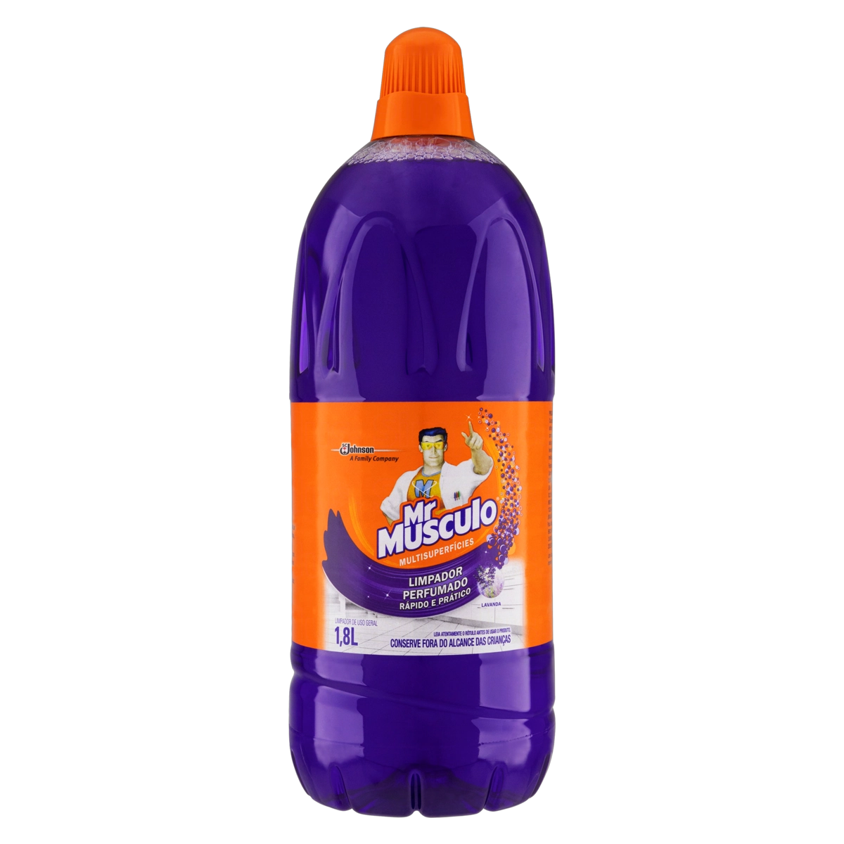 Limpador Perfumado Multissuperfícies Lavanda Mr Músculo Frasco 1,8l