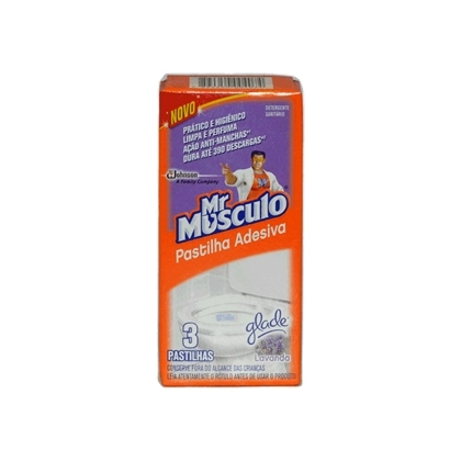 Desodorizador Sanitário Mr. Músculo Pastilha Lavanda 3unidade