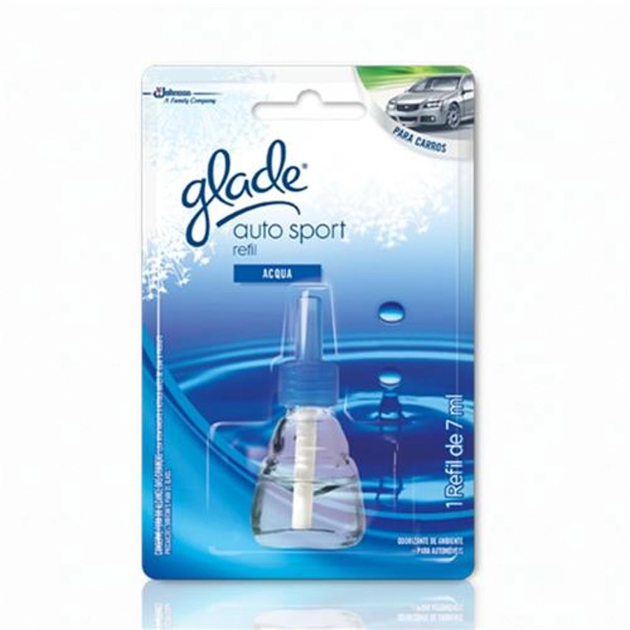 Aromatizador Glade Auto Sport Acqua Aparelho 7ml