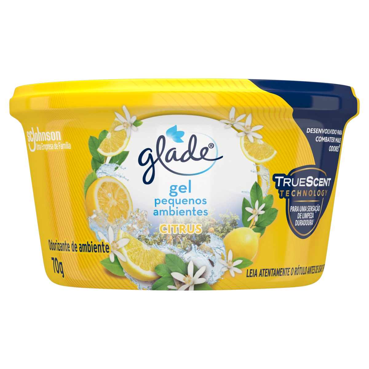 Odorizador De Ambiente Gel Citrus Glade Pote 70g
