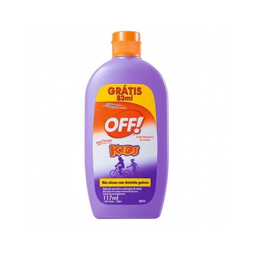 Repelente Loção Off Kids Squeeze 200ml