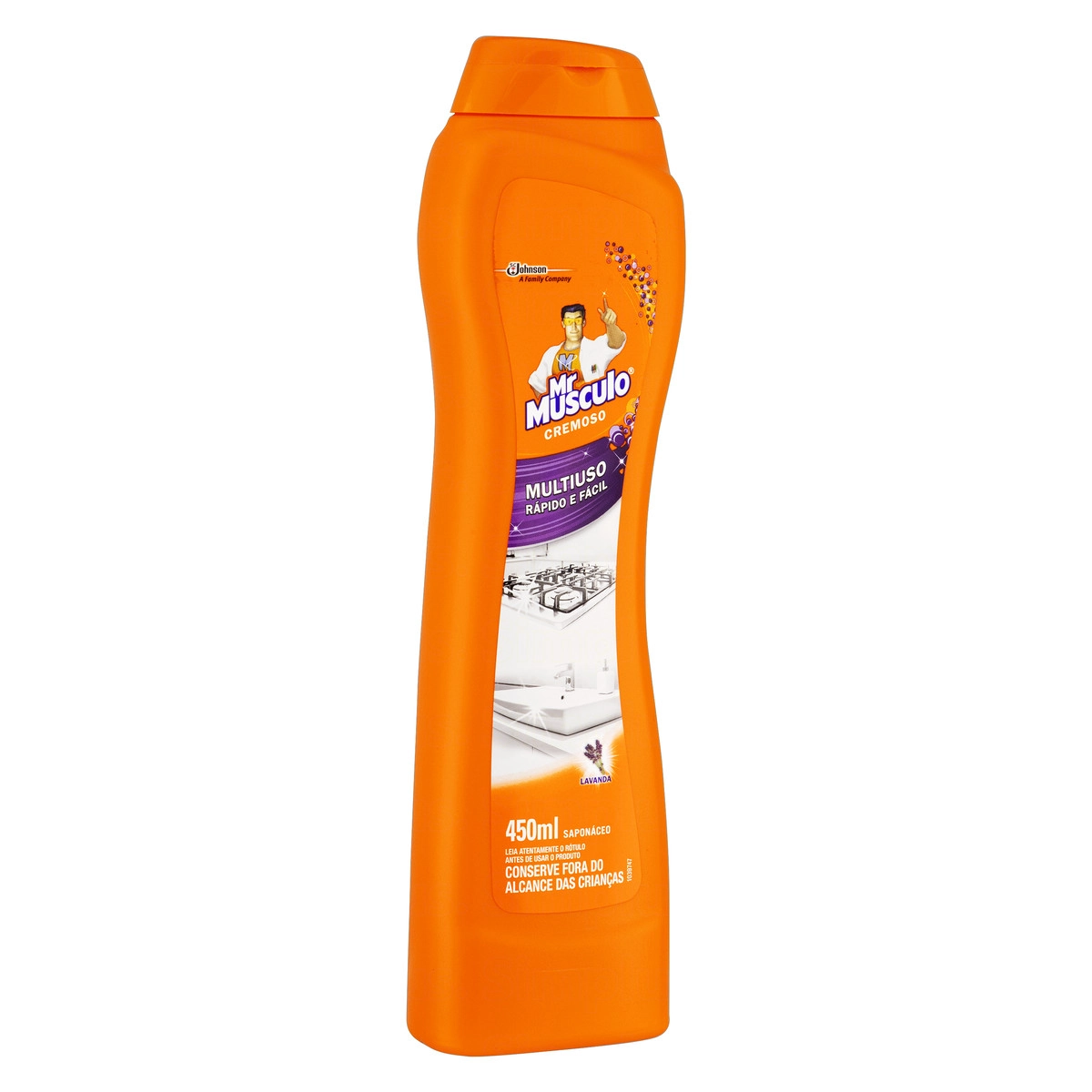 Saponáceo Cremoso Multiuso Lavanda Mr Músculo Squeeze 450ml