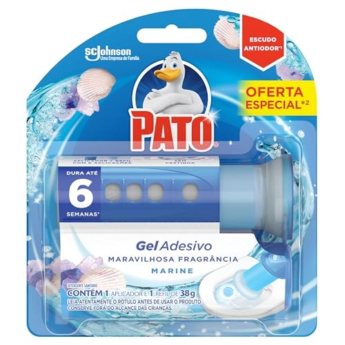 Detergente Sanitário Gel Adesivo Marine Pato 38g Grátis Aplicador