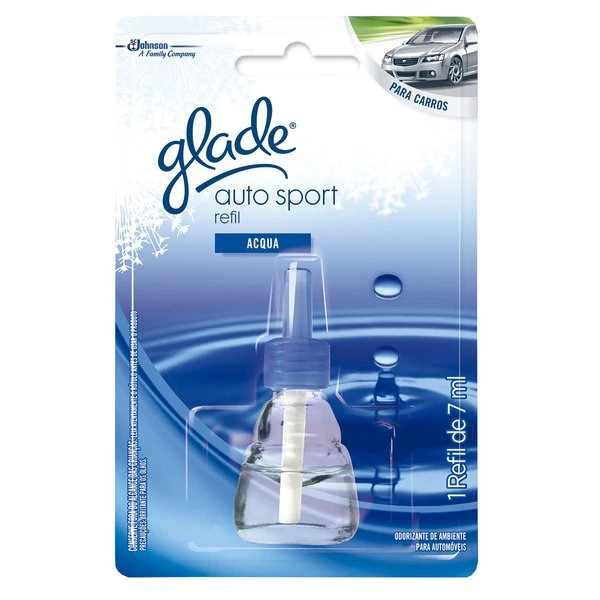 Glade Auto Sport 7ml Refil Acqua