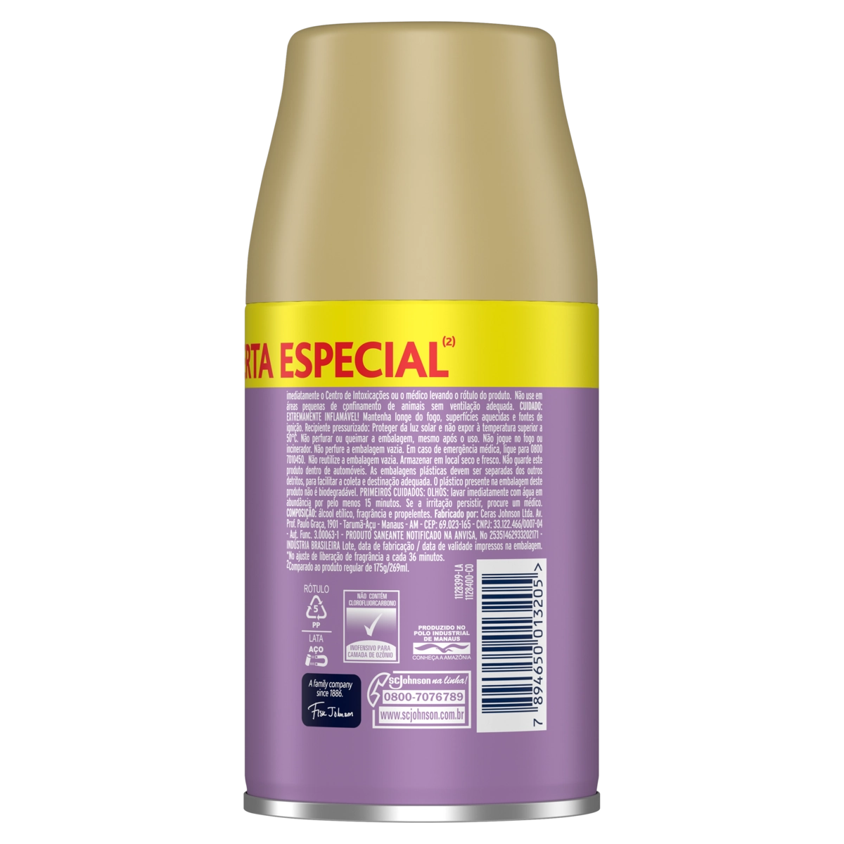 Odorizador De Ambiente Lavanda Vanilla Glade Automatic Frasco 269ml Spray Refil