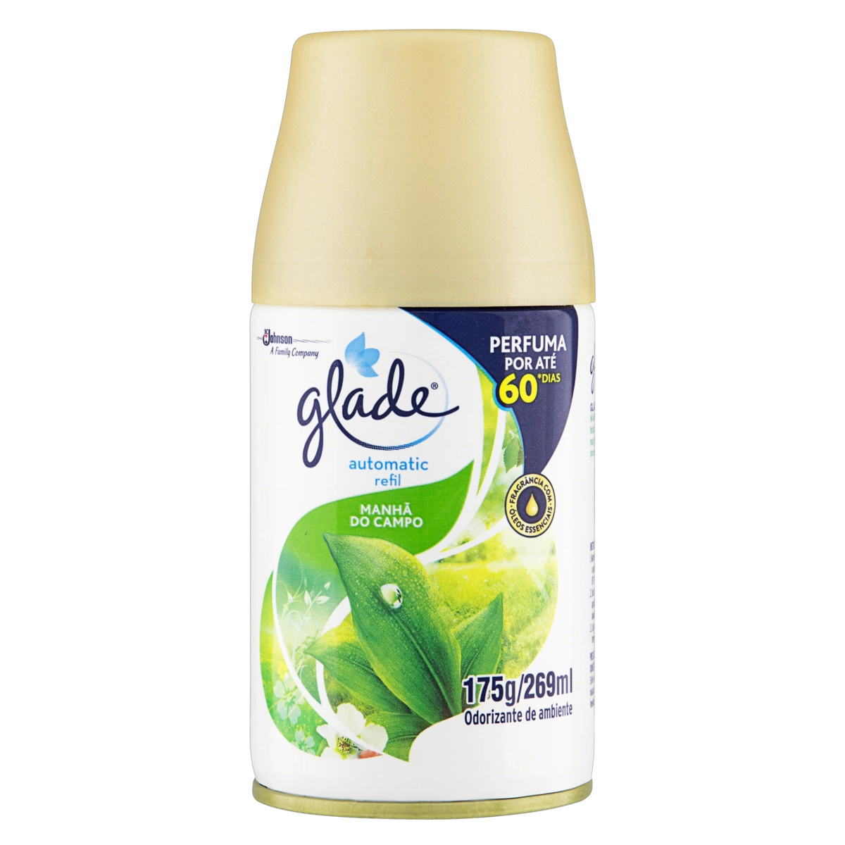 Odorizador De Ambiente Manhã Do Campo Glade Automatic Frasco 269ml Spray Refil