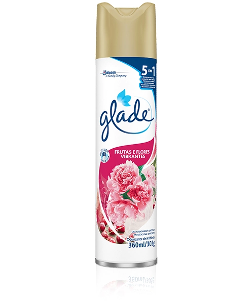 Odorizador De Ambiente Frutas E Flores Vibrantes Glade Frasco 360ml