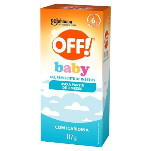 Repelente Gel Sem Perfume Off Baby Caixa 117g