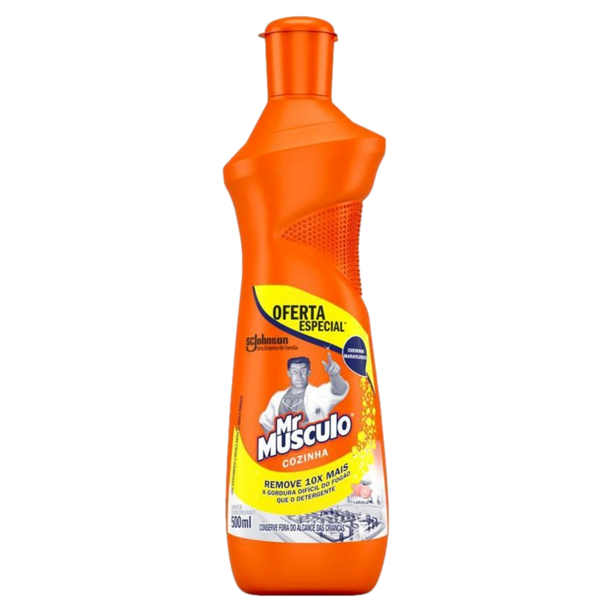 Limpador Desengordurante Cozinha Laranja Mr Músculo Squeeze 500ml Oferta Especial