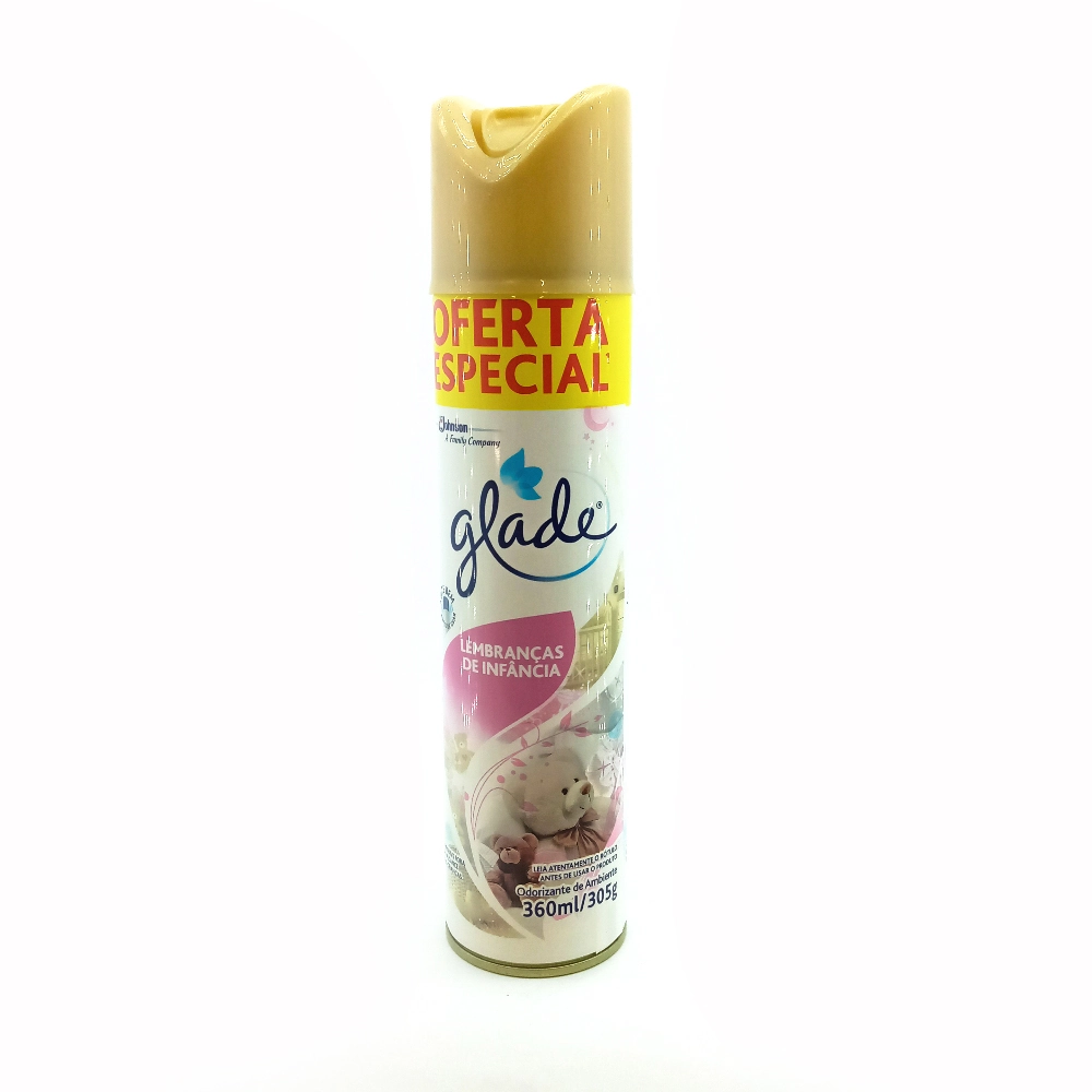 Odorizador De Ambiente Aerossol Lembranças De Infância Glade Frasco 360ml Spray Oferta Especial
