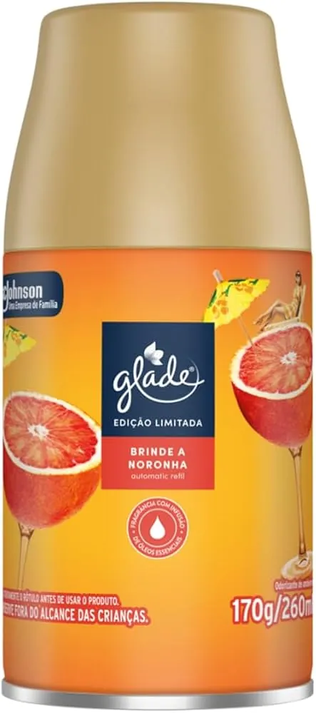 Odorizador De Ambiente Glade Automatic Brinde A Noronha Refil 260ml