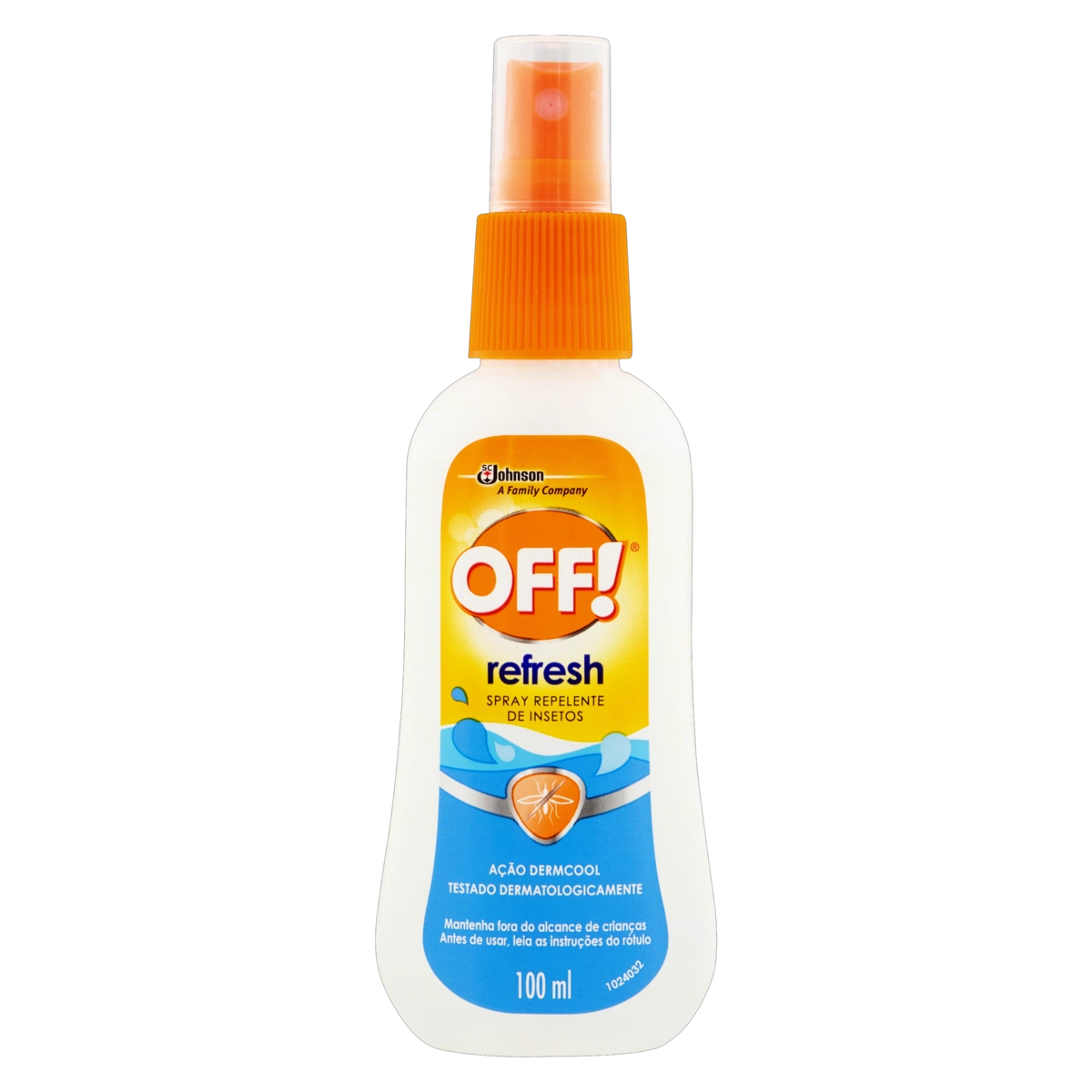 Repelente Off Refresh Frasco 100ml Spray