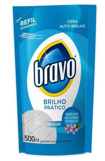 Cera Líquida Incolor Bravo Embeleza Sachê 500ml Refil