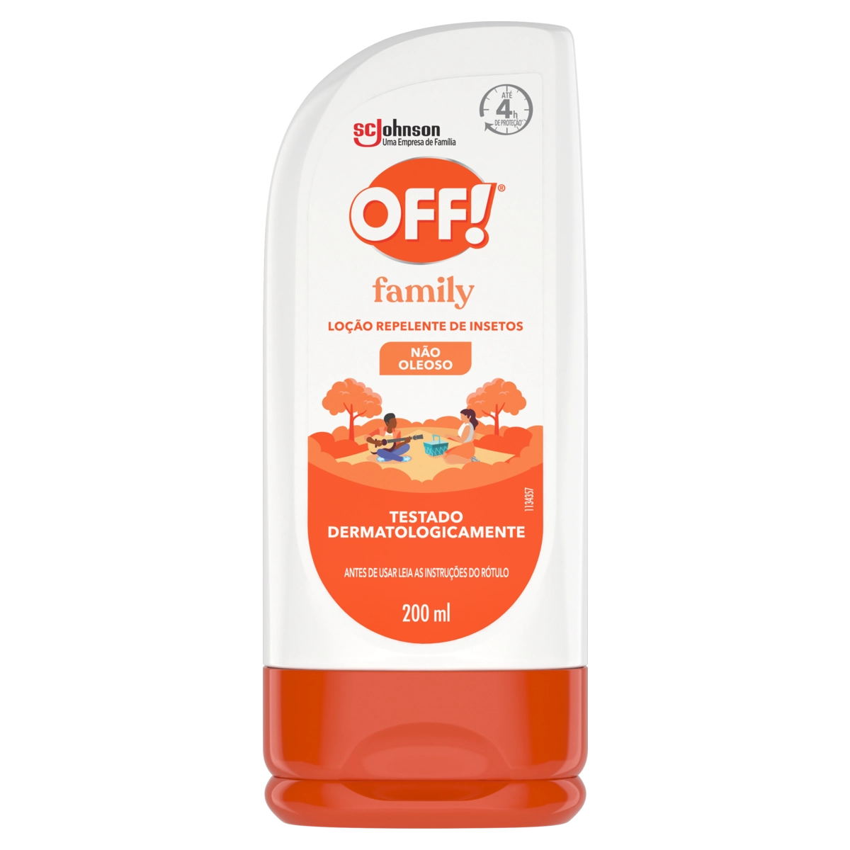 Repelente Loção Off Family Squeeze 200ml