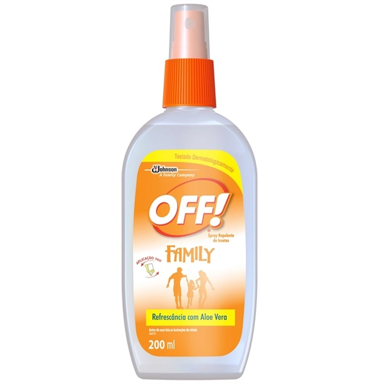 Repelente Off Family Frasco 200ml Spray