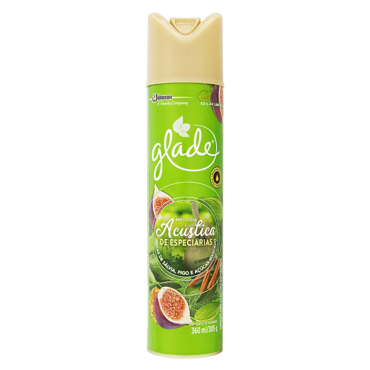 Odorizador De Ambiente Melodia Acústica De Especiarias Glade Frasco 360ml