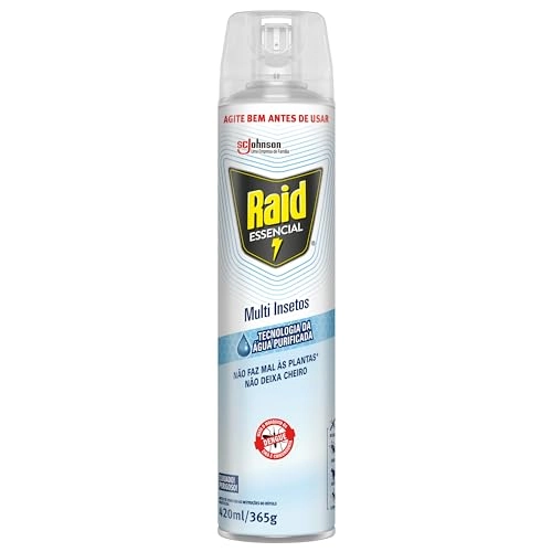 Inseticida Aerossol Multi Insetos Raid Frasco 420ml Spray Leve Mais Pague Menos