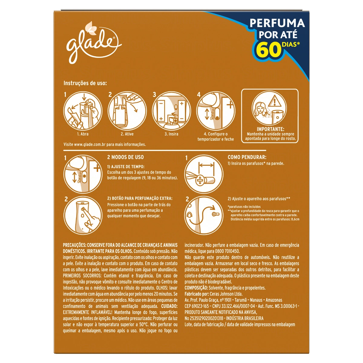Aparelho E Odorizador De Ambiente Brilho Cítrico Do Amanhecer Frozen Ii Glade Automatic Caixa 269ml