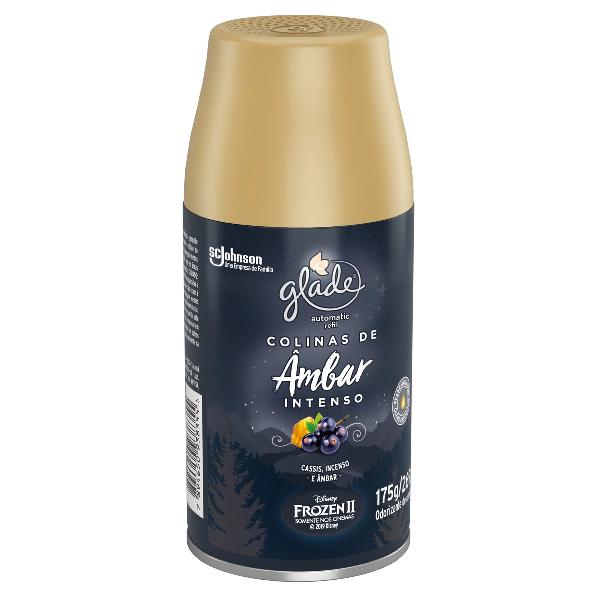 Odorizador De Ambiente Colinas De âmbar Intenso Frozen Ii Glade Automatic Frasco 269ml Refil