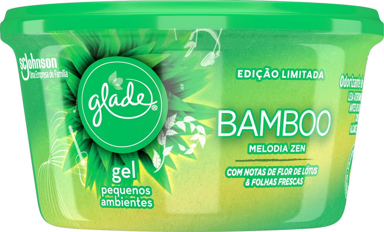 Odorizador De Ambiente Gel Bamboo Glade Pote 70g