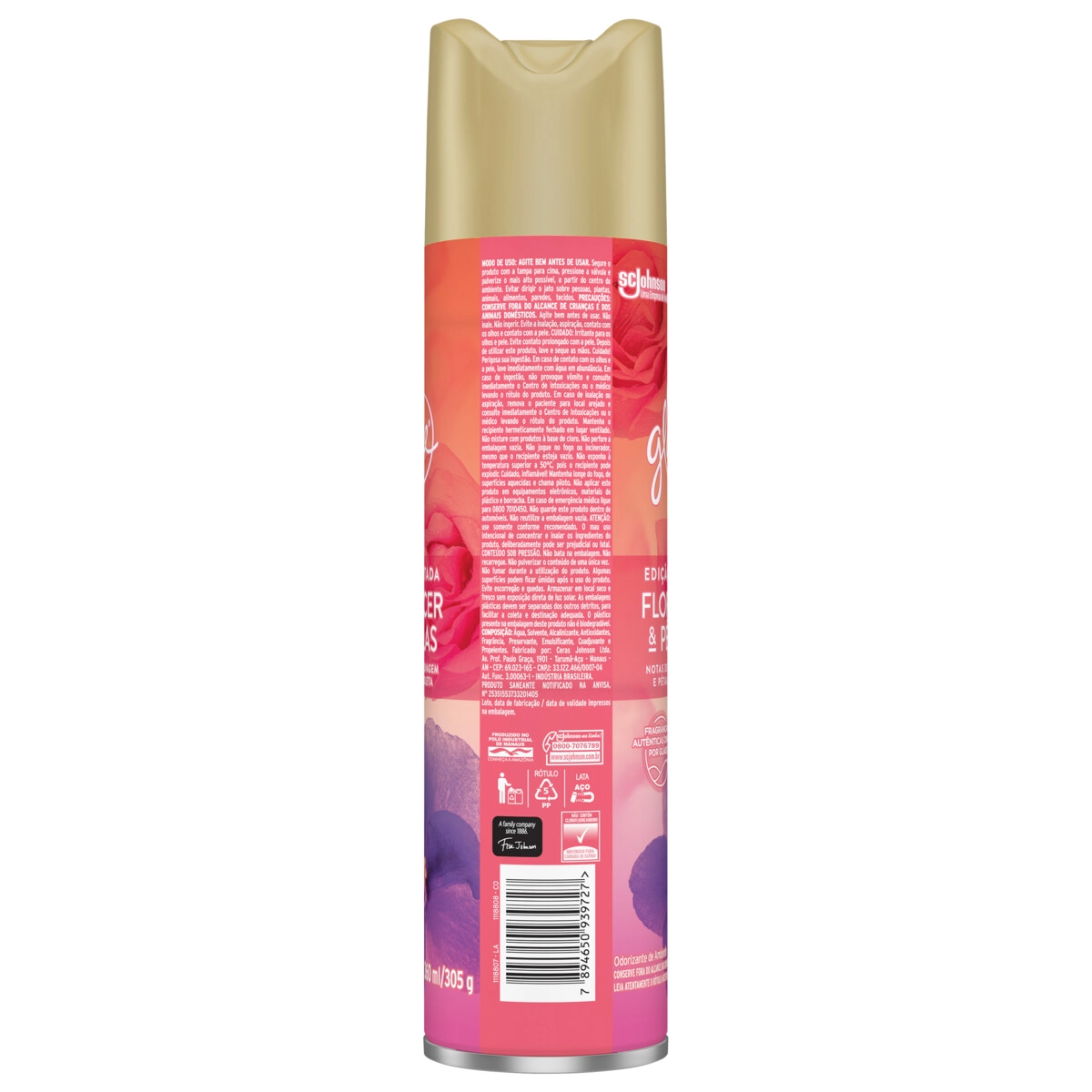 Odorizador De Ambiente Florescer Pétalas Glade Frasco 360ml Spray